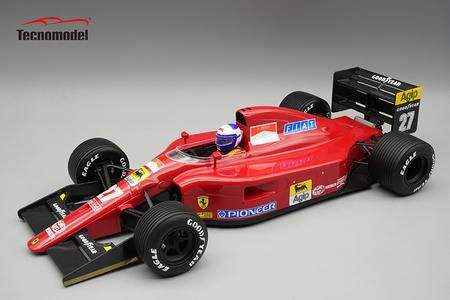 [予約]Tecnomodel(テクノモデル) 1/18 (レジン製) フェラーリ 642 F1 イモラGP 1991 Alain Prost レインタイヤ車ドライバーフィギュア付き