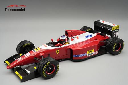 [予約]Tecnomodel(テクノモデル) 1/18 (レジン製) フェラーリ F93A ヨーロッパGP 1993 #28 Gerhard Berger レインタイヤ車 ドライバーフィギュア付き