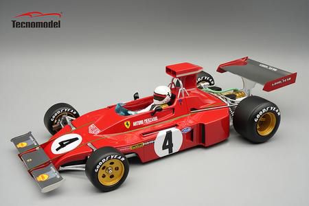 [予約]Tecnomodel(テクノモデル) 1/18 (レジン製) フェラーリ 312 B3-73 オーストリアGP 1973 Arturo Merzarioドライバーフィギュア付き