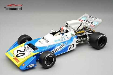 [予約]Tecnomodel(テクノモデル) 1/18 (レジン製) マトラ MS120B フランスGP #20 1971 G.P. C.Amon ドライバーフィギュア付き