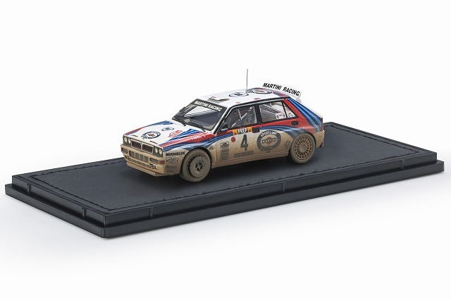 TOPMARQUES 1/43 ランチャ デルタ インテグラーレ 1992 モンテカルロ ウィナー No,4 D.オリオール 汚し塗装