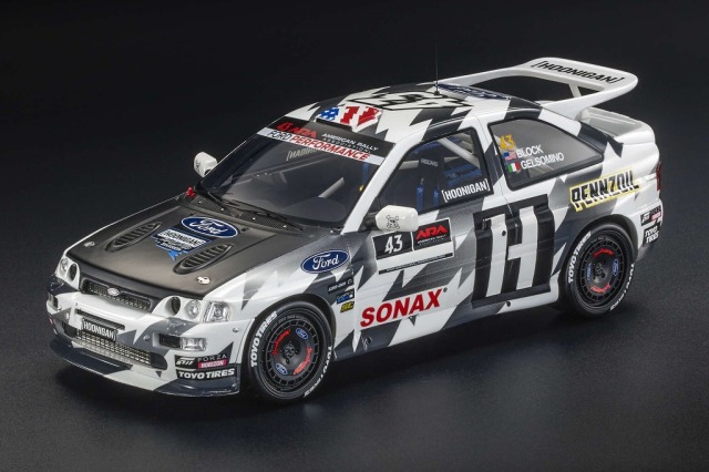 [予約]TOPMARQUES  1/43 (レジン製) エスコート RS コスワース 2018 ラリー No.43 ブラック/ホワイト ※再受注