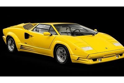 [予約]TOPMARQUES  1/43 (レジン製) ランボルギーニ カウンタック 25th アニバーサリー 1988 イエロー