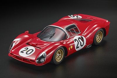 [予約]TOPMARQUES  1/12 (レジン製) 330 P3 1966 LM24h No.20 L.スカルフィオッティ/M.パークス