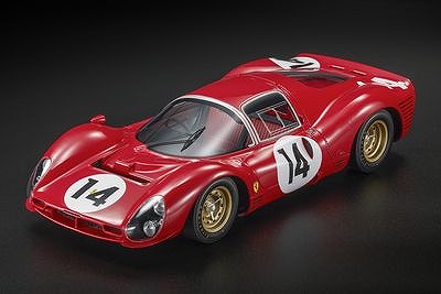 [予約]TOPMARQUES  1/12 (レジン製) 330 P3 1966 モンツァ 1000km No.14 J.サーティース/M.パークス