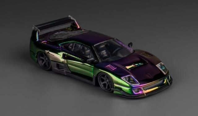 Top Art 1/64 LBWK F40 kinetic chrome