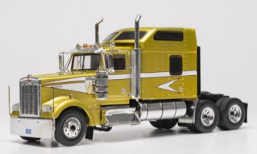 [予約]ixo(イクソ) 1/43 (ダイキャスト製) ケンワース W900 1990 メタリックイエロー