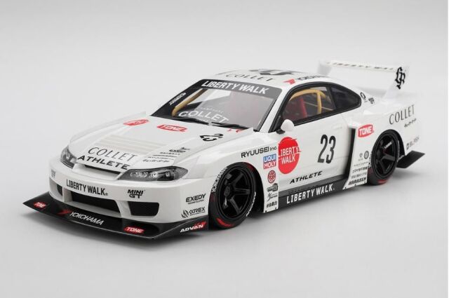 [予約]TOP SPEED (トップスピード) 1/18 (レジン製)  Nissan シルビア(S15) LB-Super Silhouette ATHLETE