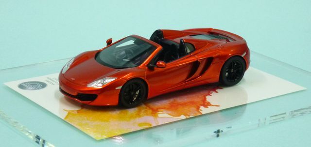 TSM（ティーエスエム） 1/43 マクラーレン MP4-12 スパイダー 2013 ヴォルケーノオレンジ 香港限定 完成品ミニカー