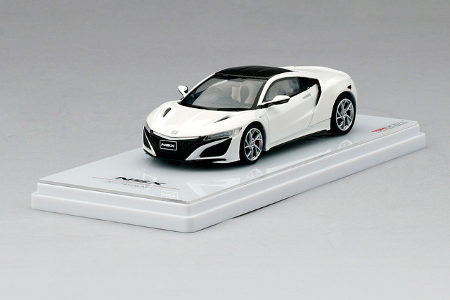 TSM（ティーエスエム） 1/43 ホンダ NSX 2017 130R ホワイト ガリバー
