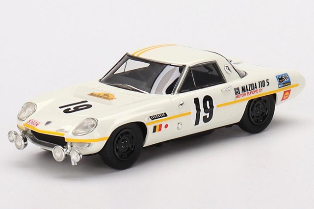 TSM（ティーエスエム）1/43 マツダ コスモ スポーツ Marathon de la Route 1968 #19