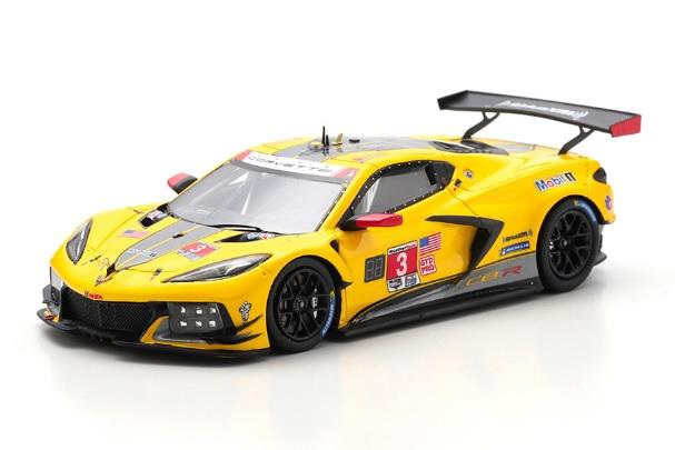 TSM（ティーエスエム）1/43 シボレー コルベット C8.R IMSA セブリング12時間 2022 GTD PRO 優勝車 #3 コルベットレーシング