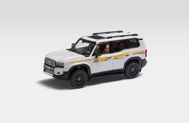 [予約]MASSDI(マスディ) 1/64 (ダイキャスト製) トヨタ プラド LC250 悍野WX版 - ホワイト