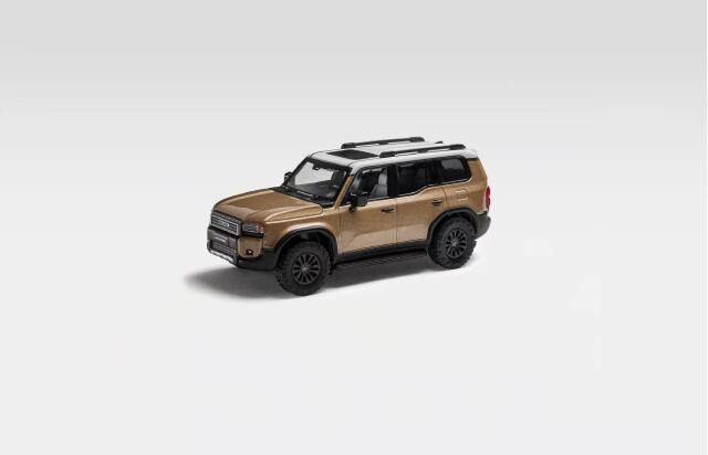 [予約]MASSDI(マスディ) 1/64 (ダイキャスト製) トヨタ プラド LC250 悍野WX版 - ブラウン／グレー