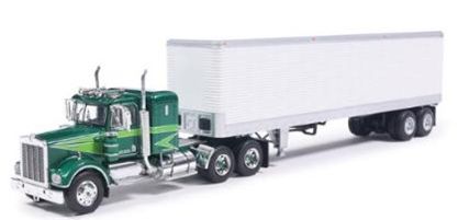 [予約]ixo(イクソ) 1/64 (ダイキャスト製) ケンワース W925 1975 グリーン ビンテージトレーラー付