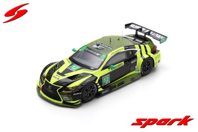 Spark (スパーク) 1/43 Lexus RC F GT3 No.12 Vasser Sullivan 24H Daytona 2021 R.Megennis／Z.Veach／T.Bell／F.Montecalvo
