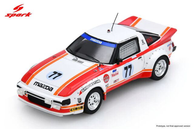 Spark(スパーク) 1/43 (レジン製) Mazda RX-7 No.77 6th Daytona 24H