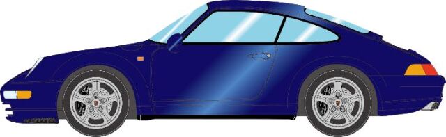 [予約]VISION(ヴィジョン) 1/43 (レジン製) ポルシェ911 (993) カレラ1994 アイリスブルーメタリック(限定50台、国内販売25台)