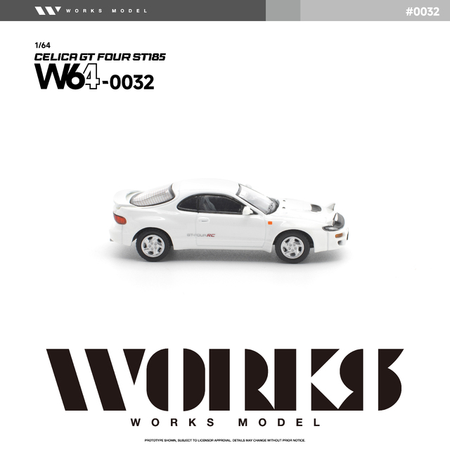 WORKS Model 1/64 (ダイキャスト製) トヨタ セリカ GT-FOUR ST185