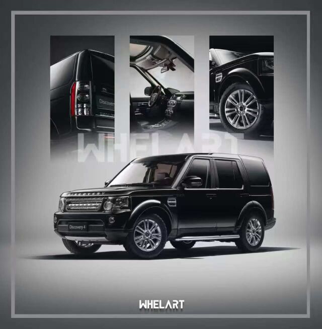 [予約]WHELART 1/18 (ダイキャスト製) LAND ROVER DISCOVERY4 ブラック／シルバーホイール