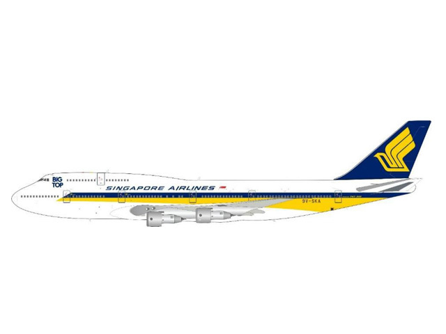 [予約]JFOX MODELS 1/200 (ダイキャスト製) 747-300 Singapore Airlines “Big Top” 9V-SKA