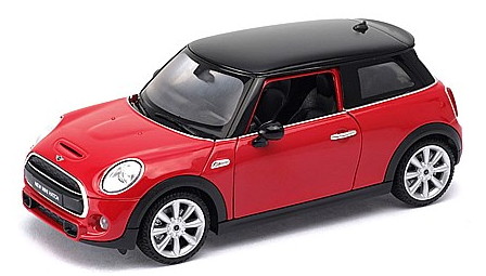 [予約]WELLY 1/24 (ダイキャスト製) ミニ ハッチ S 2014 レッド