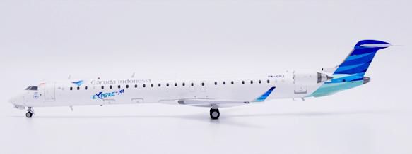 [予約]JC WINGS 1/200 (ダイキャスト製) CRJ-1000ER Garuda Indonesia "Explore-jet" PK-GRJ