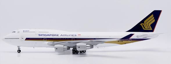 [予約]JC WINGS 1/200 (ダイキャスト製) 747-400 Singapore Airlines "Megatop" 9V-SPM 