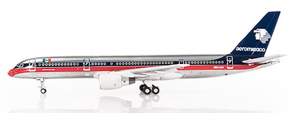 JC WINGS 1/400 (ダイキャスト製) 757-200 アエロメヒコ航空 "OC" "Polished" N804AM