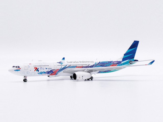 JC WINGS 1/400 (ダイキャスト製) A330-300 ガルーダ・インドネシア航空 "Kembara Angkasa" PK-GPZ