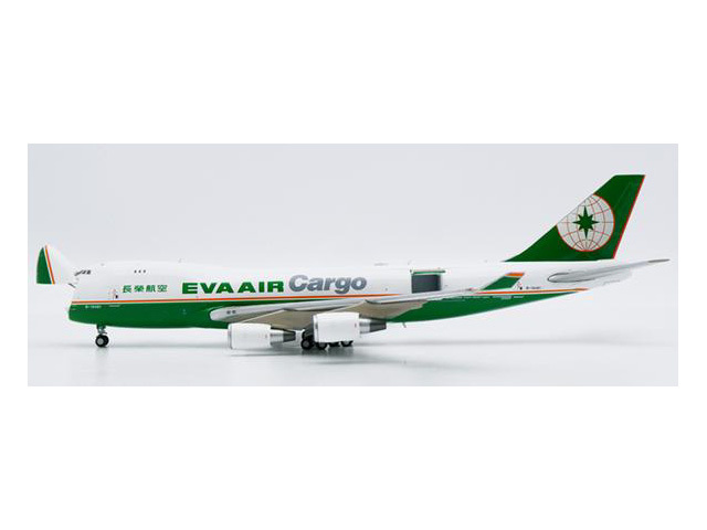 [予約]JC WINGS 1/400 (ダイキャスト製) 747-400F Eva Air Cargo 開閉選択式 B-16481