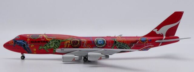 [予約]JC WINGS 1/400 (ダイキャスト製) 747-400 Qantas "Wunala with GE engine" VH-OEJ