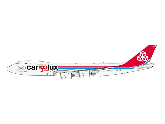 [予約]JC WINGS 1/400 (ダイキャスト製) 747-8F Cargolux "car50lux""Air Silk Road"LX-VCC 