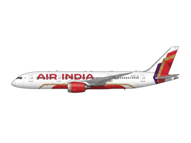 [予約]JC WINGS 1/400 (ダイキャスト製) 787-8 Air India New Color VT-ANT [FD]