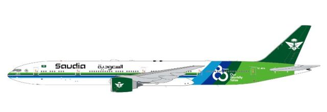 JC WINGS 1/400 (ダイキャスト製) 777-300ER Saudi Arabian Airlines