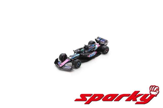 Spark(スパーク) Sparky 1/64 (ダイキャスト製) BWT Alpine F1 Team A524 No.31 2nd Brazilian GP 2024 Esteban Ocon