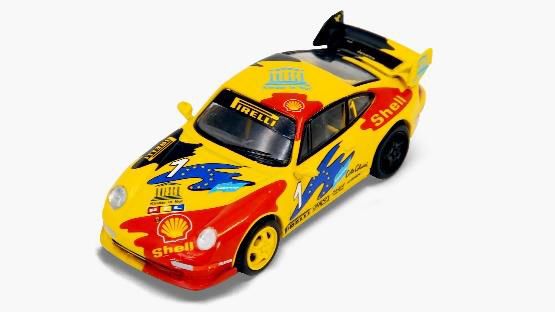 Spark (スパーク) Sparky × Tiny 1/64 Porsche 993 Shell Carrera Cup