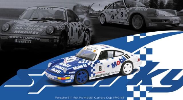 Spark (スパーク) Sparky × Tiny 1/64 Porsche 911(964) RS Mobil1 Carrera Cup 1993 #8