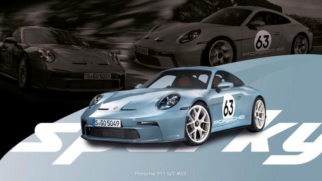予約]Spark (スパーク) sparky 1/64 Porsche 911 S/T #63