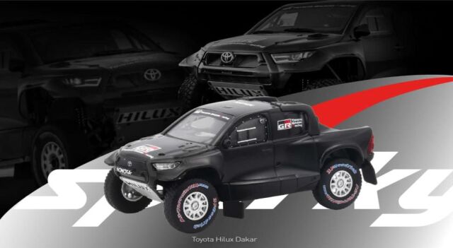 [予約]Spark (スパーク) Sparky × Tiny 1/64 Toyota Hilux Dakar