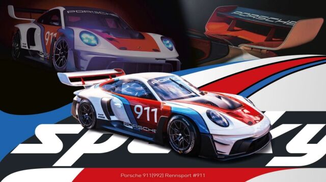※※発売中止※※[予約]Spark (スパーク) sparky 1/64 Porsche 911(992) Rennsport #911