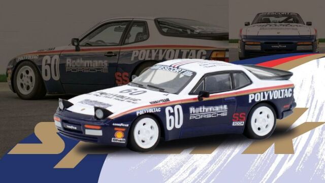 Spark (スパーク) Sparky × Tiny 1/64 (ダイキャスト製) Porsche 944 TURBO CUP 1987 #60 - Upright Headlights
