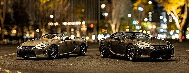 京商オリジナル 1/43 (ダイキャスト製) LEXUS LC500 Convertible