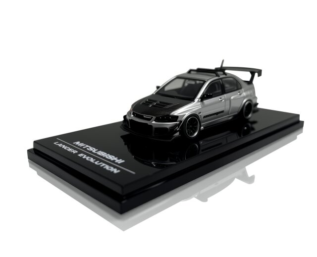 [予約]iHCM 1/64 (ダイキャスト製) 三菱 Lancer Evolution IX シルバー