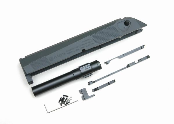 DETONATOR 東京マルイPx4対応・カスタムスライド-Matt Black