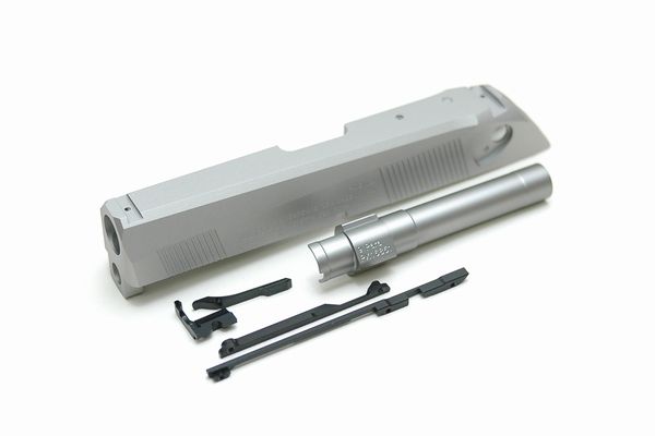 DETONATOR 東京マルイ Px4対応・カスタムスライド-Matt Silver