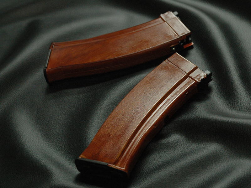 GHK AK-74 GBBマガジン・ベークライトリフィニッシュ Lv2