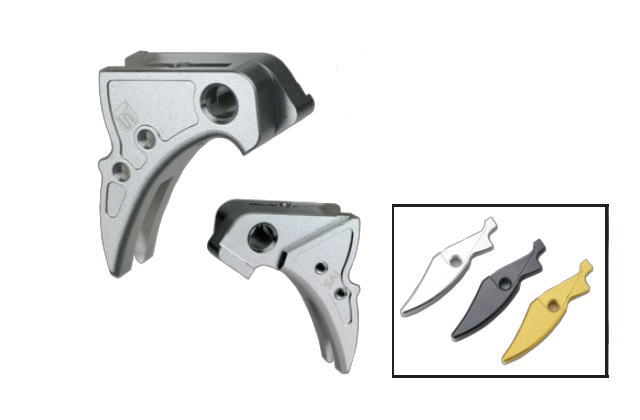GunsModify 東京マルイGLOCK17/18C対応・Salinet Armsタイプ アジャスタブル アルミ トリガー SV