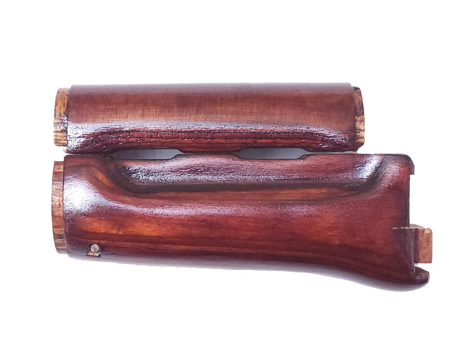 エアソフトシエン AKS-74U用 木製ハンドガードセット (ベントタイプ/Tula Red)