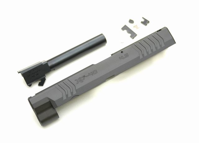 DETONATOR 東京マルイXDM対応・SFA XD(M) 4.5’ (.40S&W刻印) カスタムスライド-BK